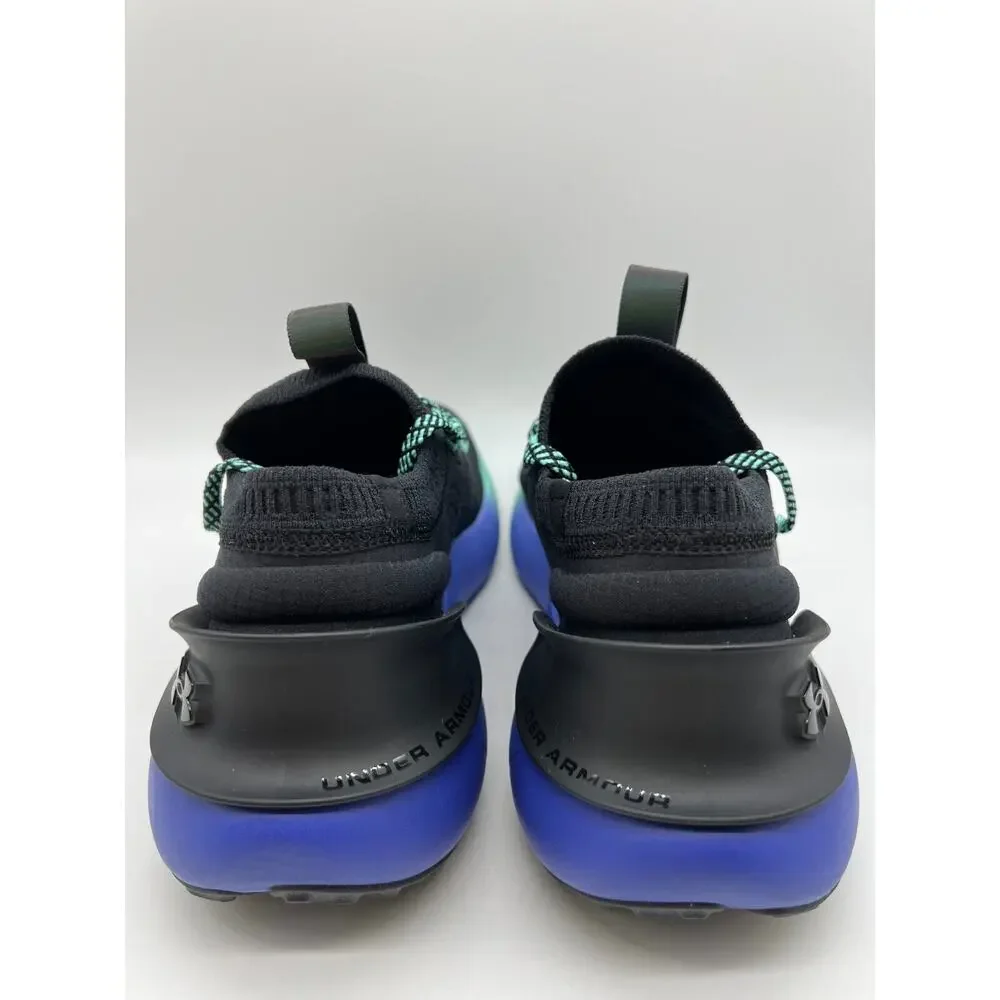 Under Armour HOVR Phantom 3 Running Shoes Black/Periwinkle 3026993-001 Men 10.